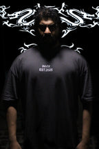 Grey dragon baggy shirt